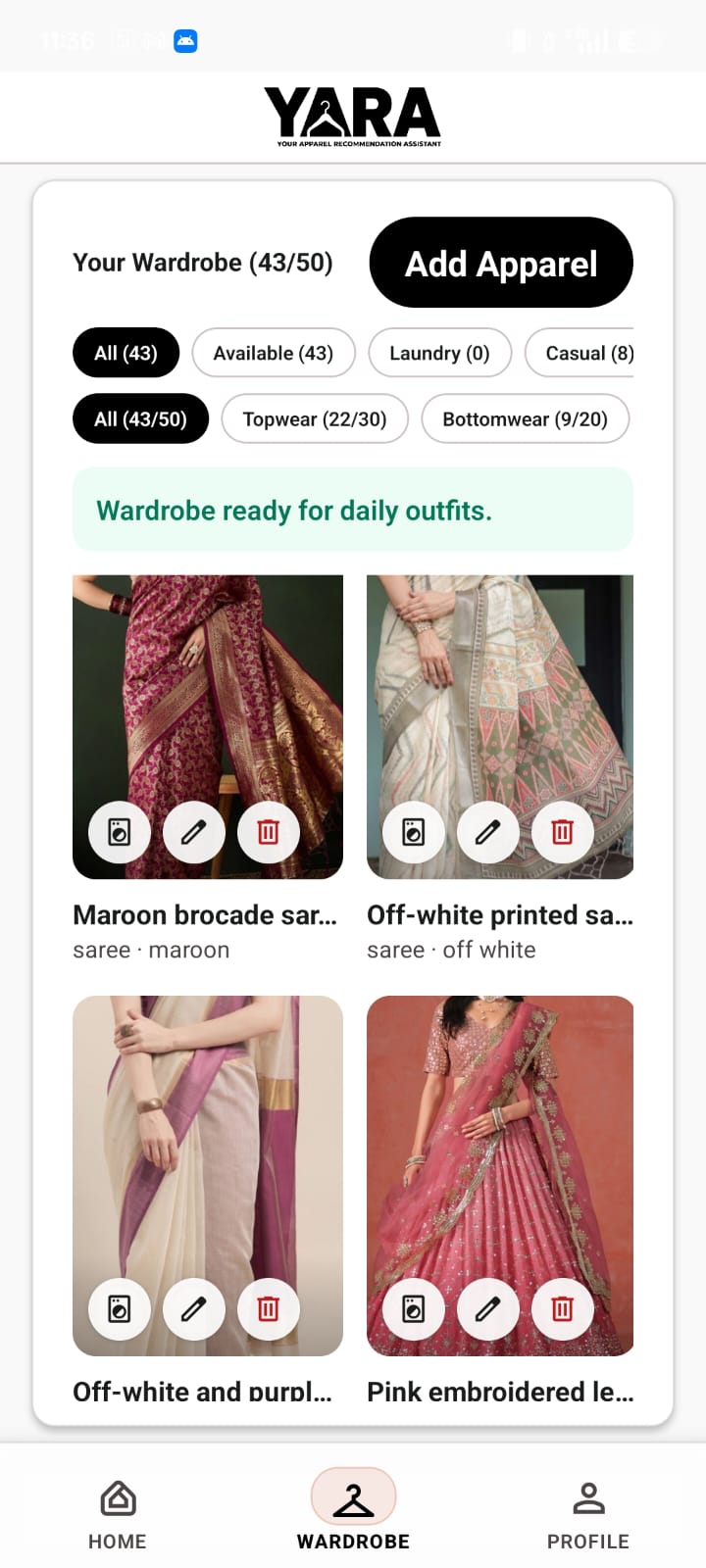 Women wardrobe